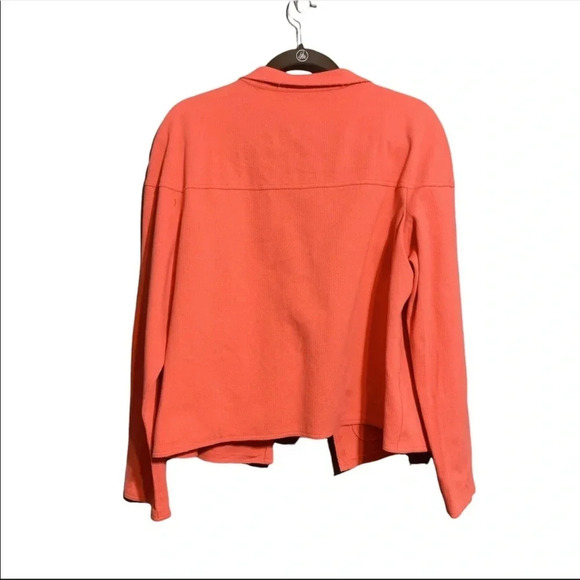 Worth Salmon Color Drape Open Blazer Size XL - Picture 8 of 9